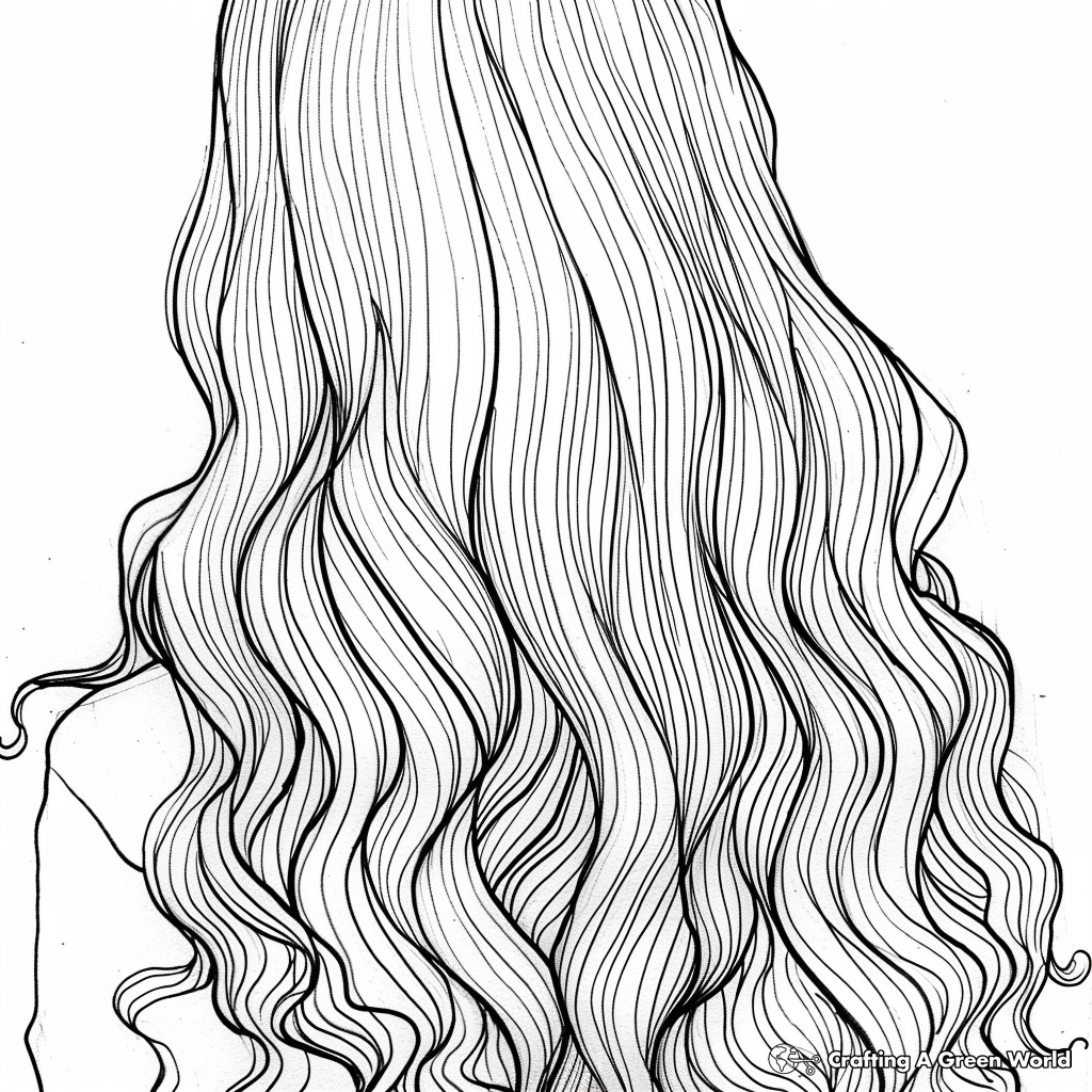 Hair Coloring Pages Free Printable Hair Coloring Pages Free Printable