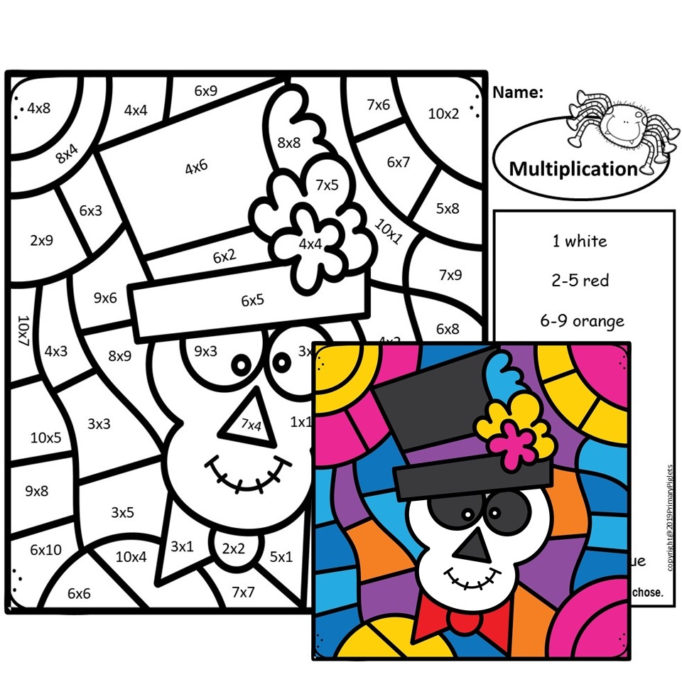 Halloween Color By Number Multiplication Halloween Color By Code Multiplication Halloween Coloring Pages Classful Halloween Color By Number Multiplication Halloween Color By Code Multiplication Halloween Coloring Pages Classful