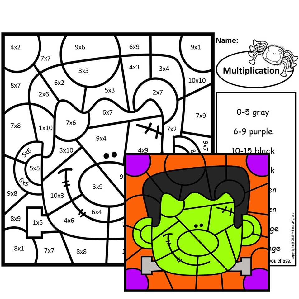 Halloween Color By Number Multiplication Halloween Color By Code Multiplication Halloween Coloring Pages Classful Halloween Color By Number Multiplication Halloween Color By Code Multiplication Halloween Coloring Pages Classful