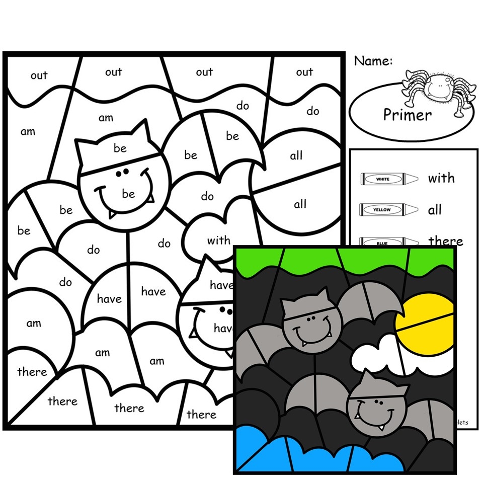 Halloween Color By Sight Words Halloween Color By Code Halloween Coloring Pages Classful Halloween Color By Sight Words Halloween Color By Code Halloween Coloring Pages Classful