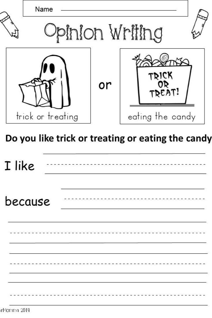 Halloween Writing Printables k 1 Kindermomma 98