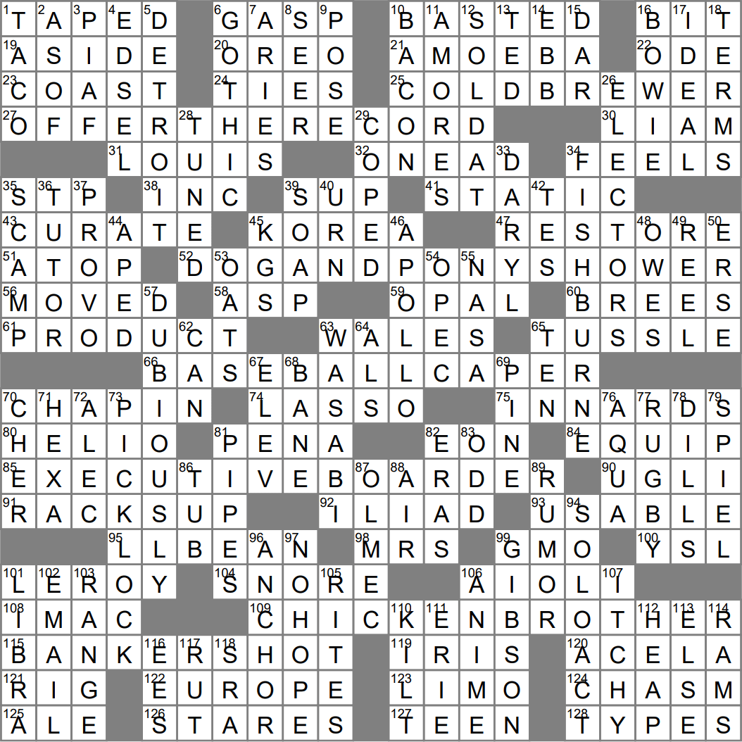 Hang Loosely Crossword Clue