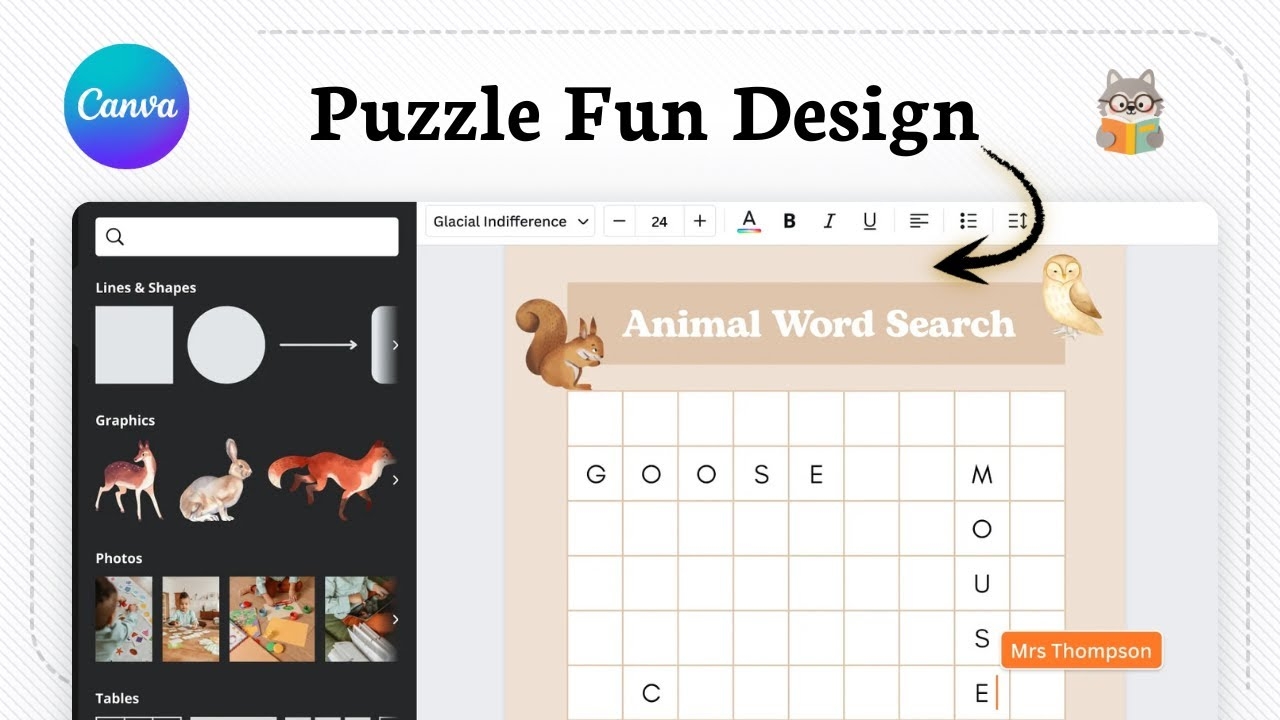 How To Create A Crossword Puzzle In Canva Educational Fun YouTube