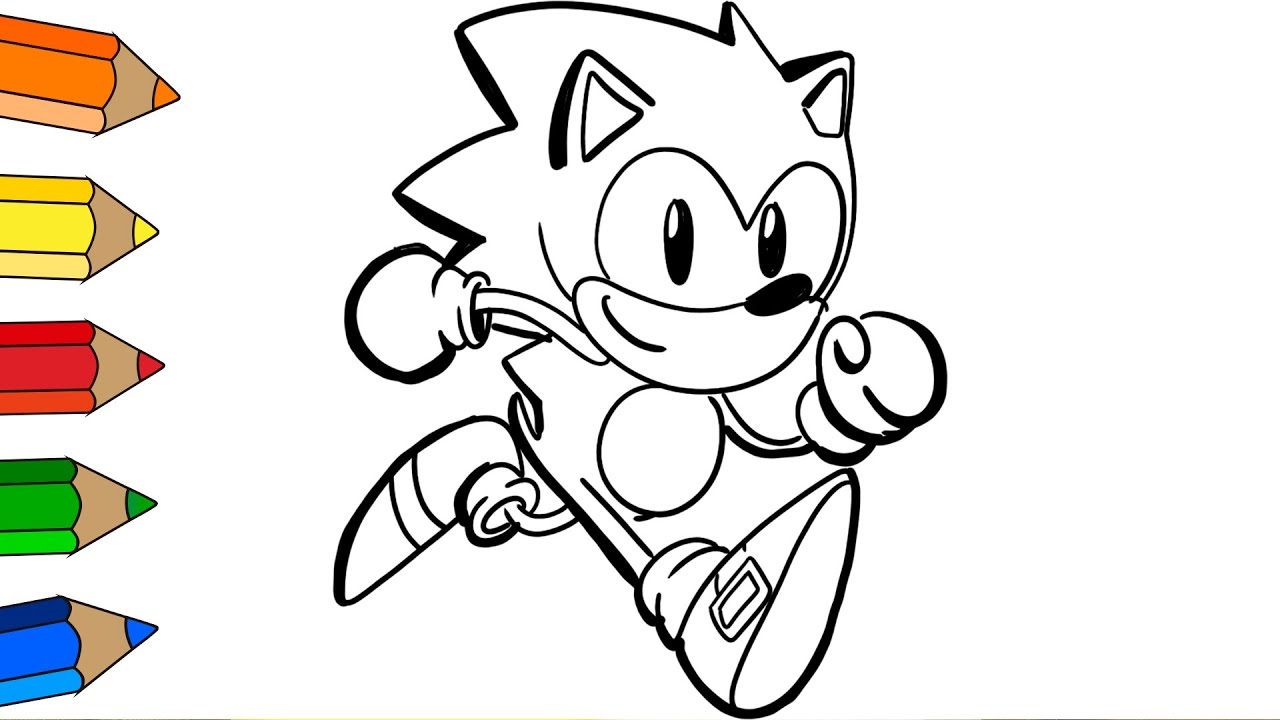 How To Draw SONIC Classic Running Coloring And Drawing SONIC Classic Running YouTube How To Draw SONIC Classic Running Coloring And Drawing SONIC Classic Running YouTube