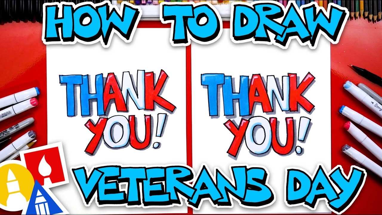 How To Draw Thank You For Veterans Day YouTube