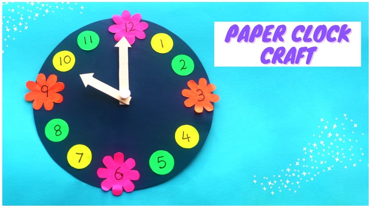 How To Make Paper Clock YouTube