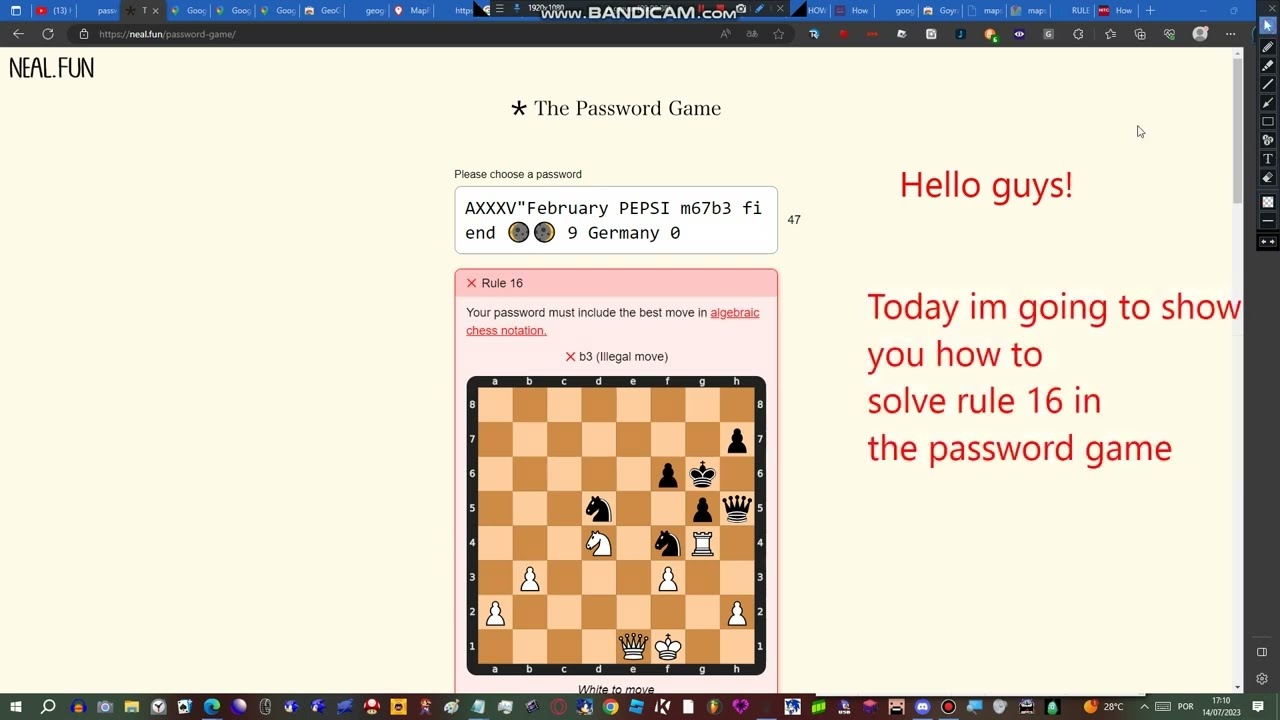 How To Solve Rule 16 In The Password Game READ DESC YouTube How To Solve Rule 16 In The Password Game READ DESC YouTube