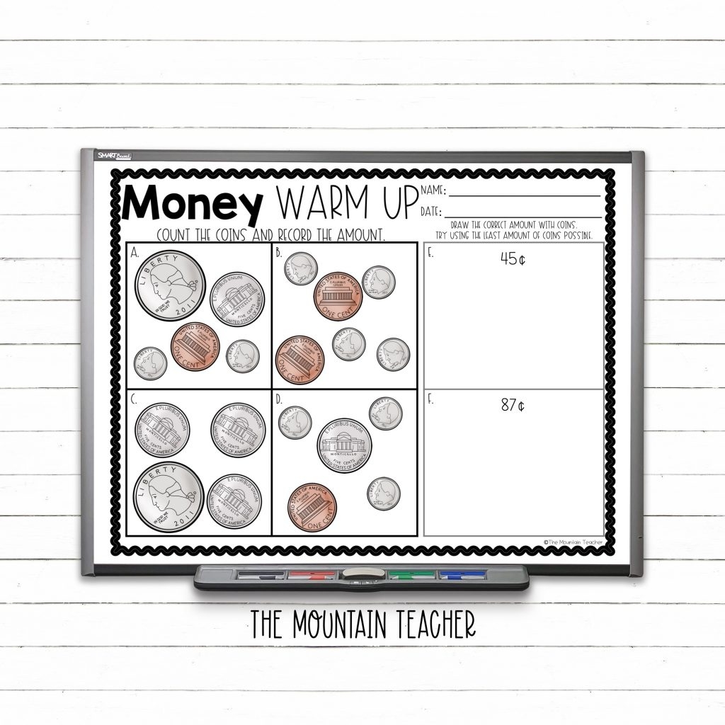 How To Teach Money In 2nd Grade The Mountain Teacher