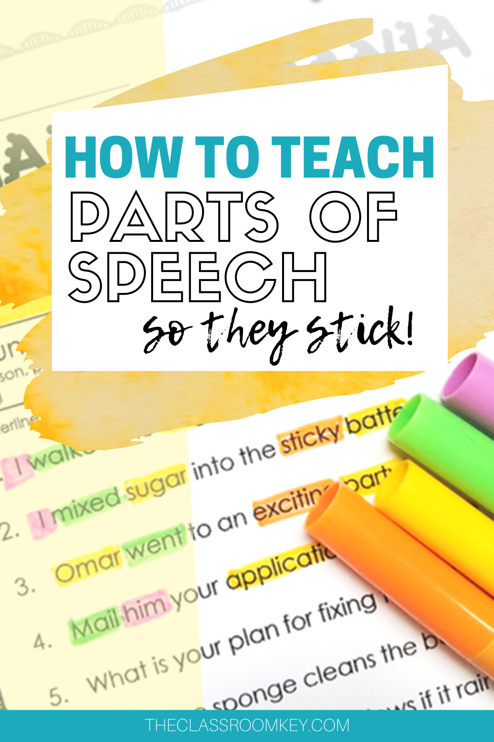 teaching parts of speech teaching parts of speech