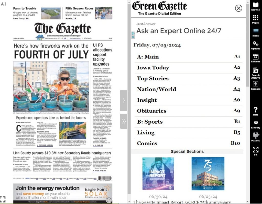 How To Use The Green Gazette Our Digital Edition The Gazette How To Use The Green Gazette Our Digital Edition The Gazette