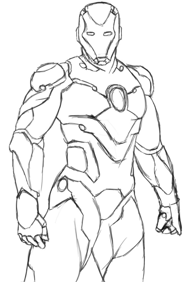 iron man coloring book pages