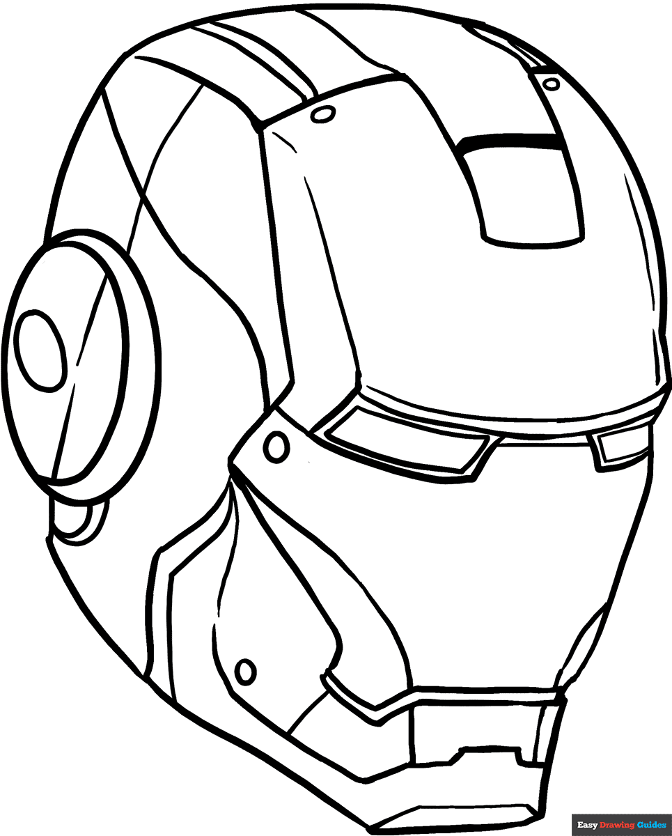 iron man free coloring pages