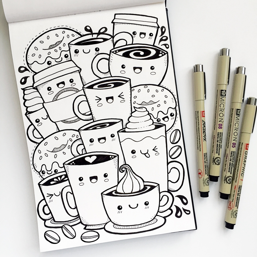 Kawaii Coffee Free Colouring Page Kate Hadfield Designs Kawaii Coffee Free Colouring Page Kate Hadfield Designs
