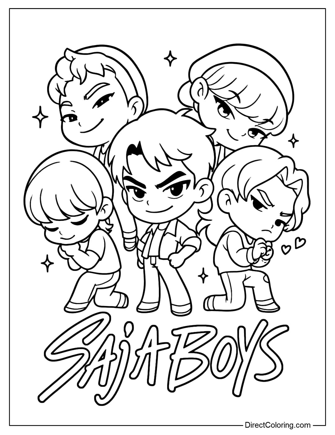 KPop Demon Hunters Coloring Pages Free PDF To Download And Print KPop Demon Hunters Coloring Pages Free PDF To Download And Print