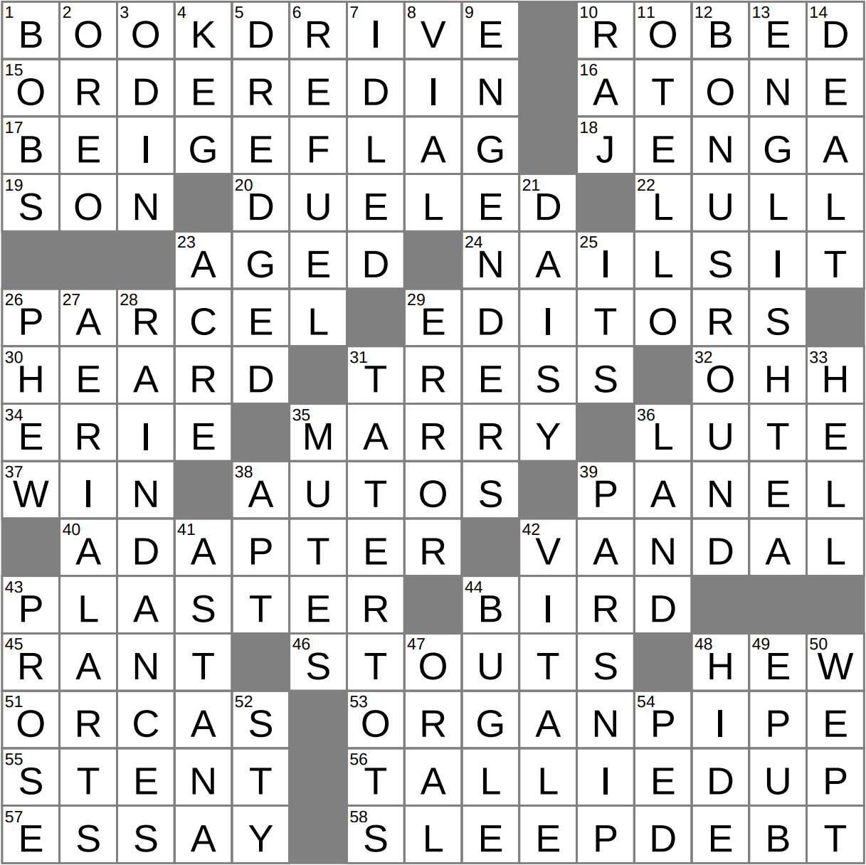 LA Times Crossword 10 Jan 26 Saturday LAXCrossword LA Times Crossword 10 Jan 26 Saturday LAXCrossword