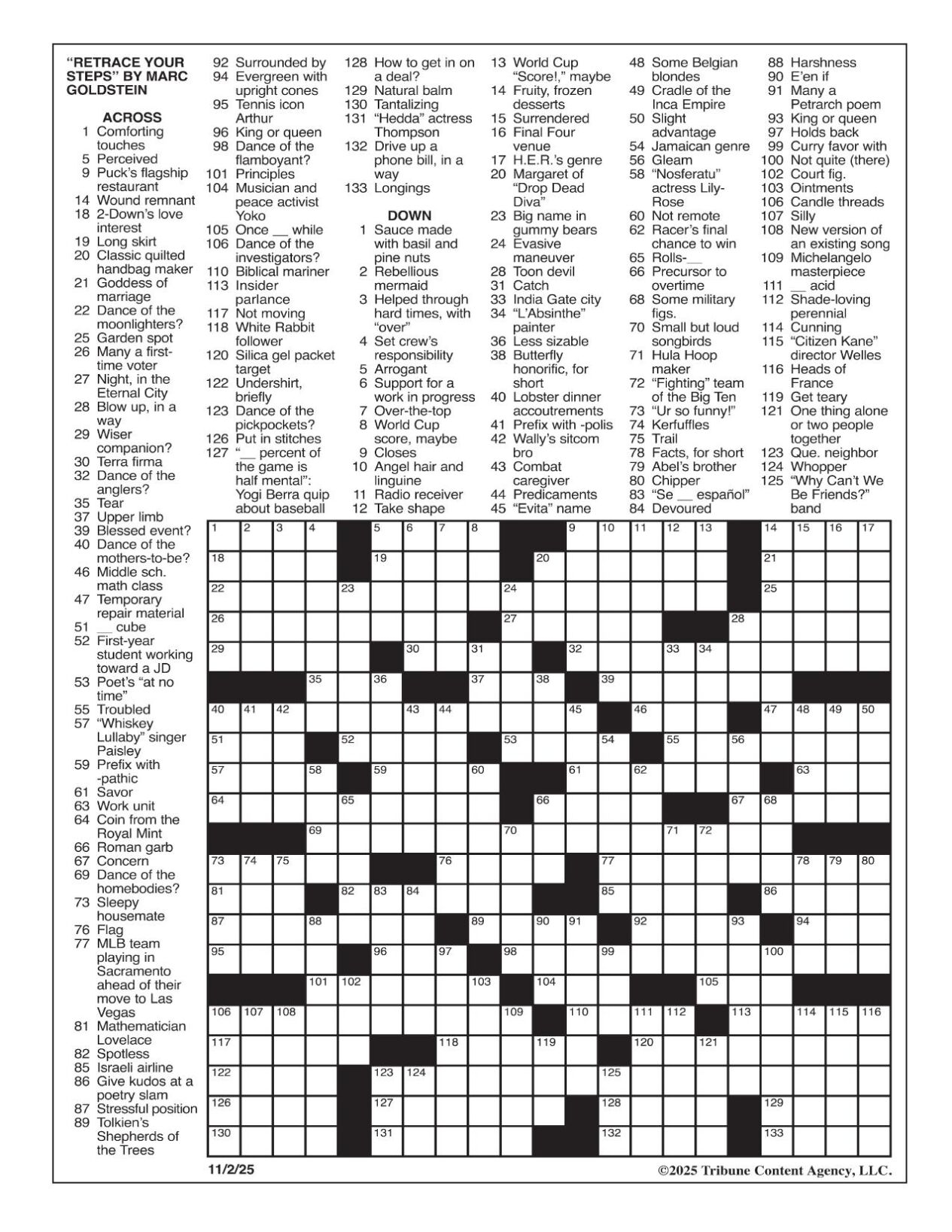 LA Times Crossword Nov 2 2025 Crosswords Yakimaherald LA Times Crossword Nov 2 2025 Crosswords Yakimaherald