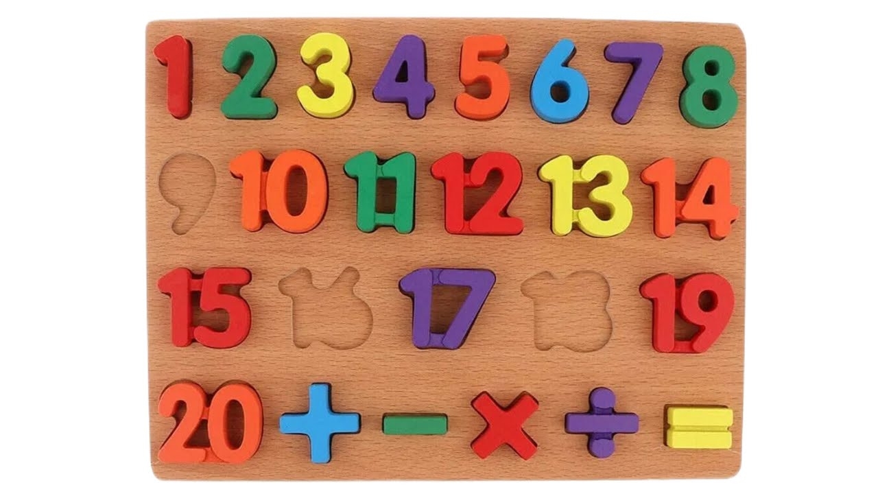 Learn Numbers1 20 With Wooden Puzzle Preschool Kids Learning Video YouTube Learn Numbers1 20 With Wooden Puzzle Preschool Kids Learning Video YouTube