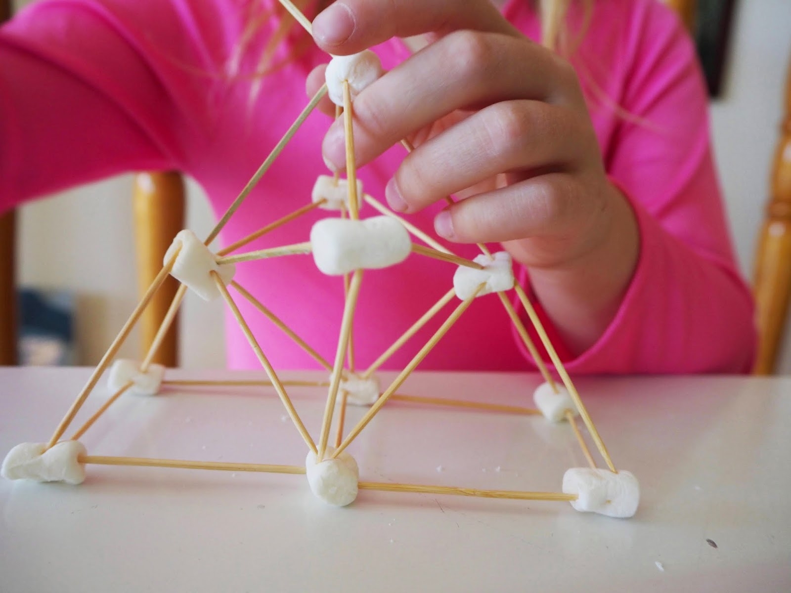 Learn With Play At Home Mini marshmallow And Toothpick Building Challenge For Kids