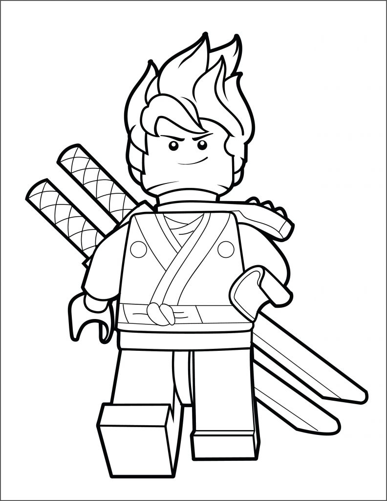 LEGO Ninjago Coloring Page Kai The Brick Show LEGO Ninjago Coloring Page Kai The Brick Show