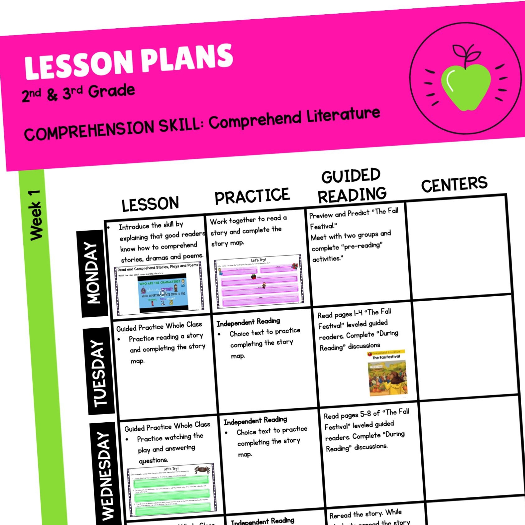 Lesson Plans Comprehend Literature 2nd Grade RL 2 10 3rd Grade RL 3 10 MagiCore Lesson Plans Comprehend Literature 2nd Grade RL 2 10 3rd Grade RL 3 10 MagiCore