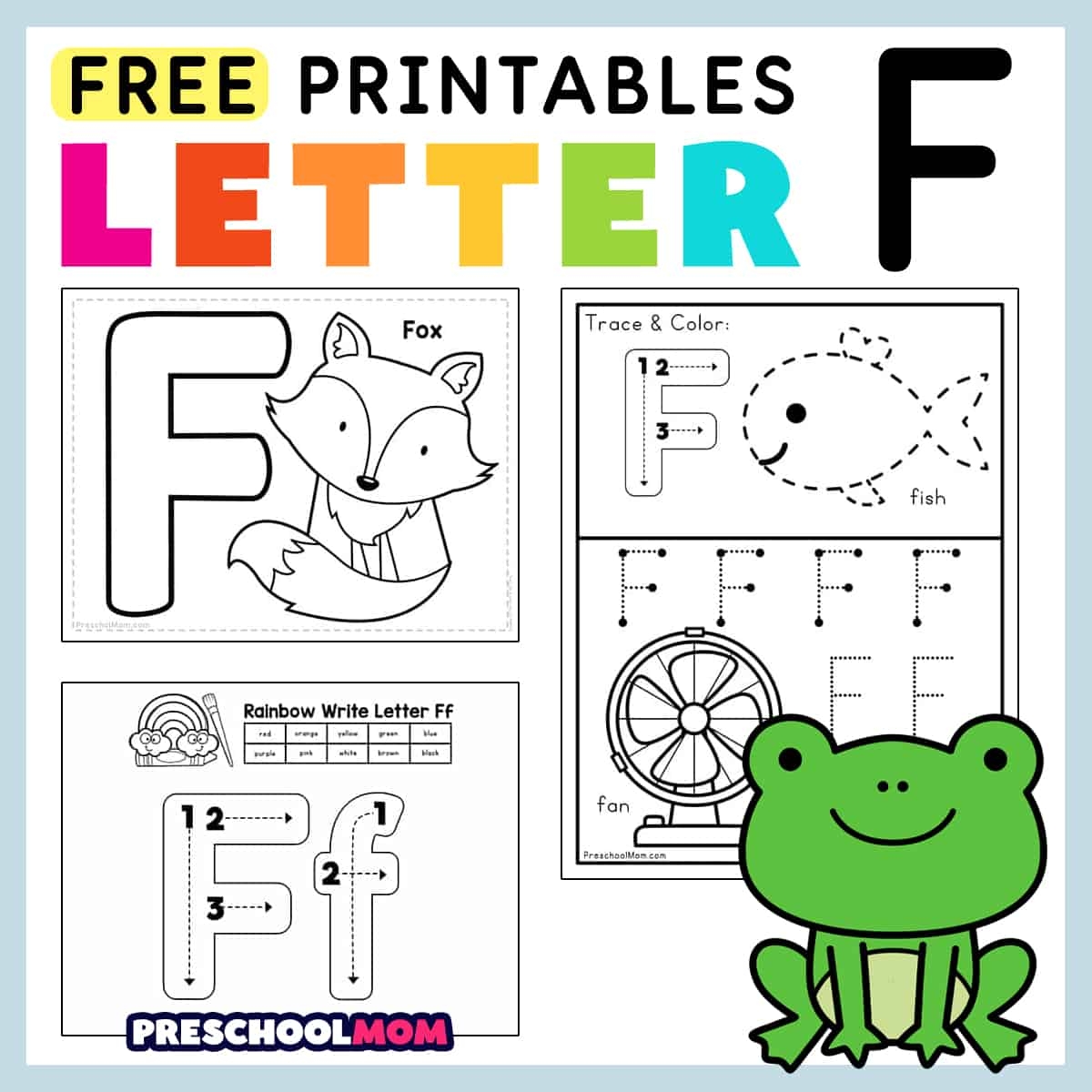 Letter F Preschool Printables Preschool Mom Letter F Preschool Printables Preschool Mom