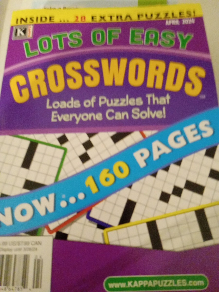 Lots Of Easy Crosswords EBay Lots Of Easy Crosswords EBay