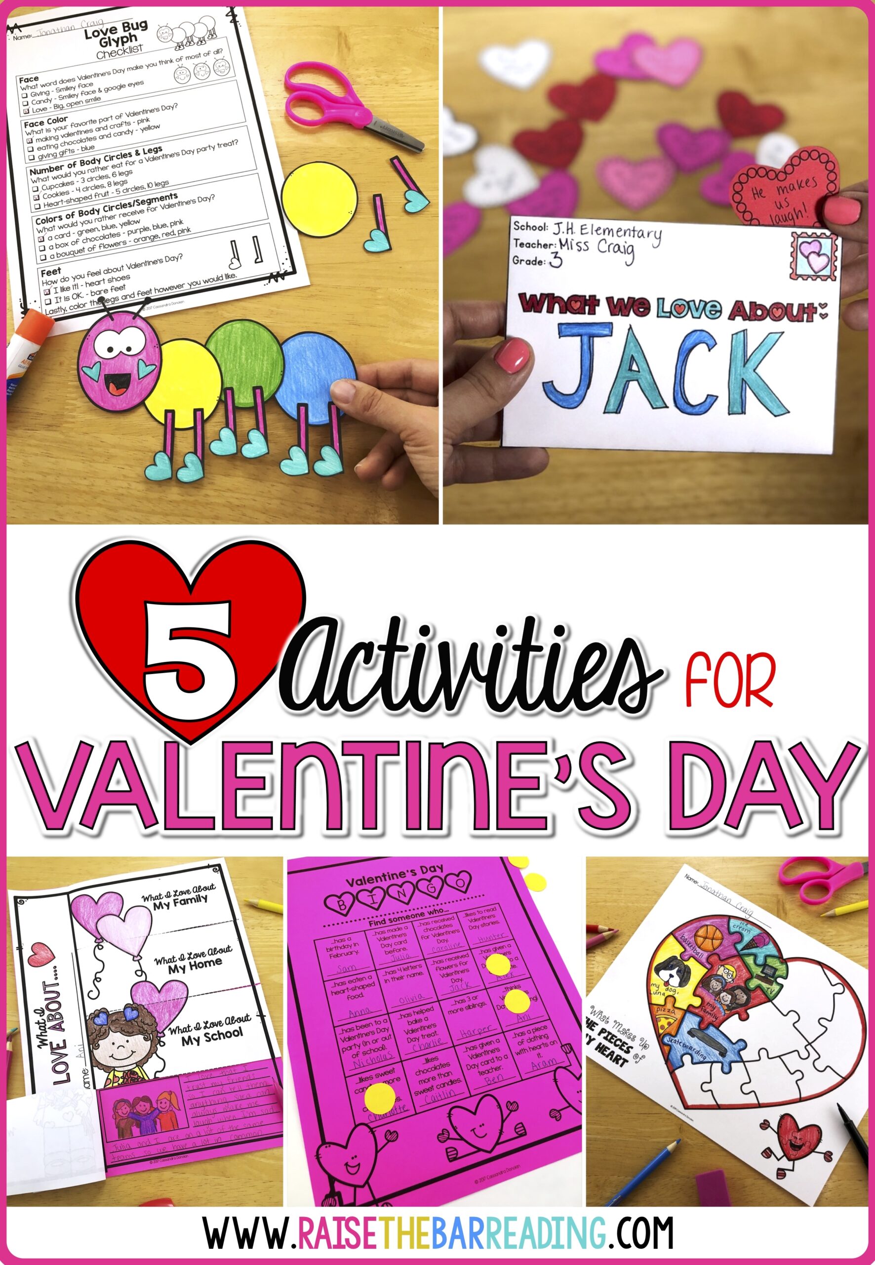 valentine day activities for students