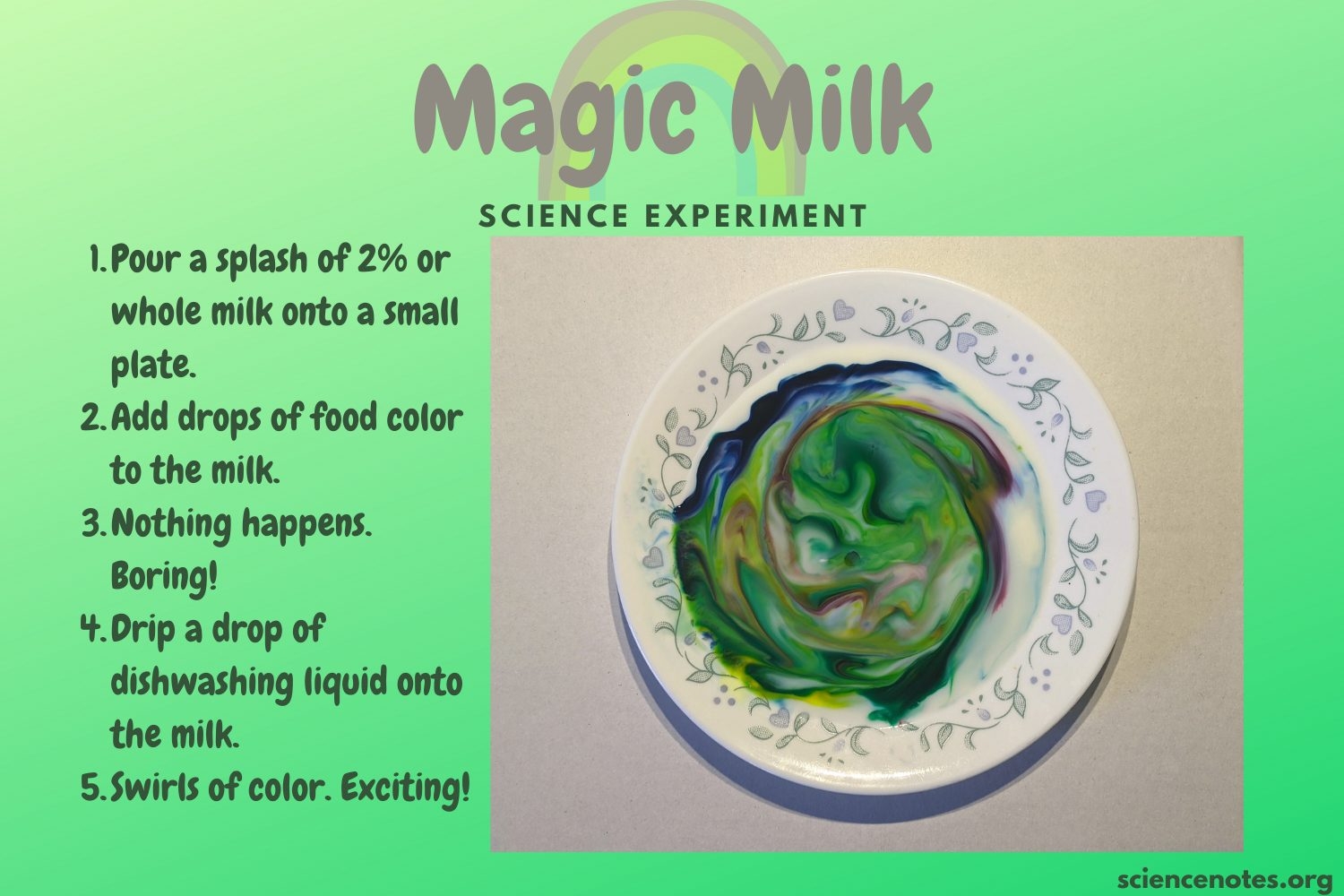 Magic Milk Science Experiment For Kids Magic Milk Science Experiment For Kids
