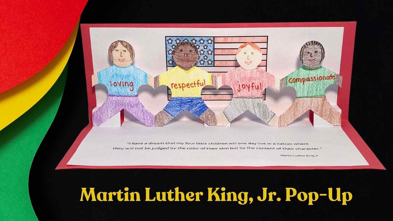 Martin Luther King Jr Pop Up Project YouTube