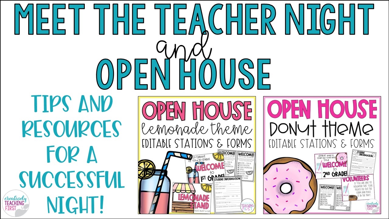 open house teacher ideas