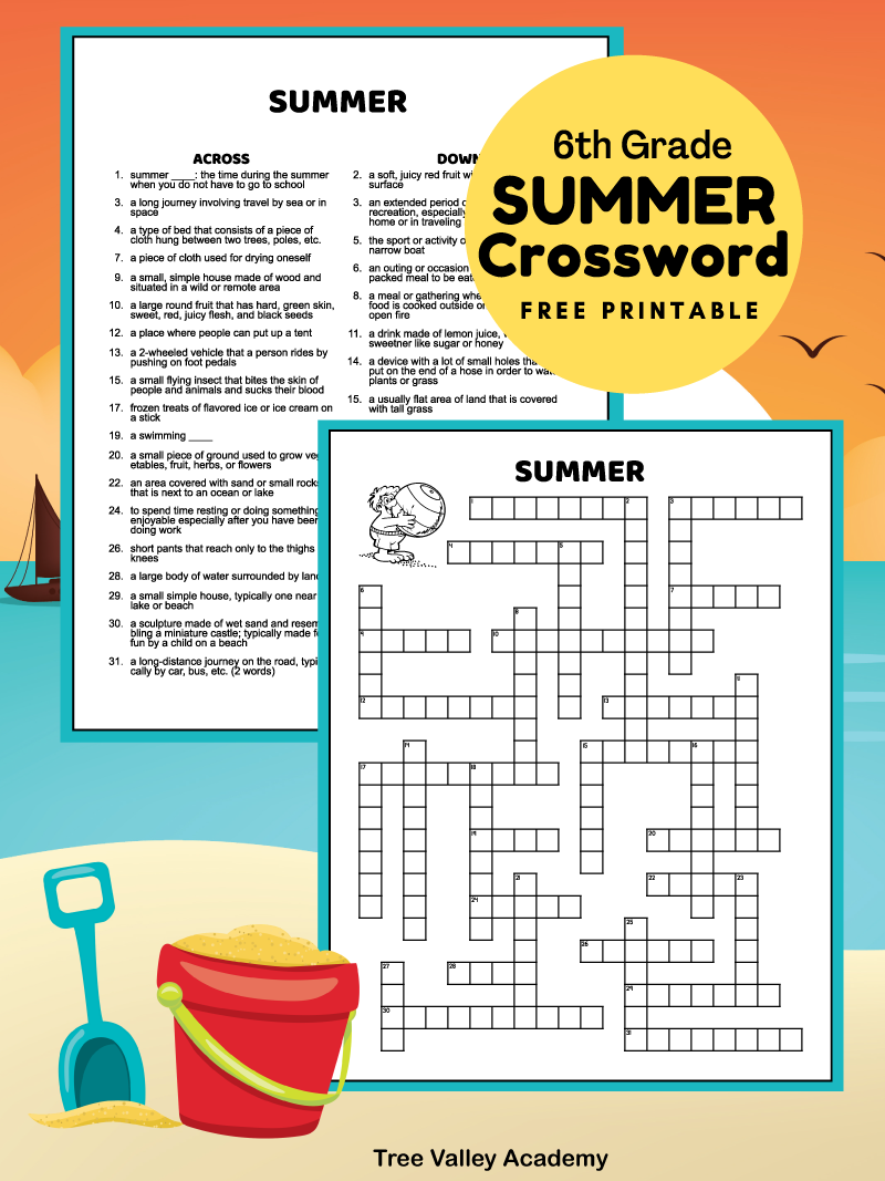 crossword puzzles for middle schoolers crossword puzzles for middle schoolers