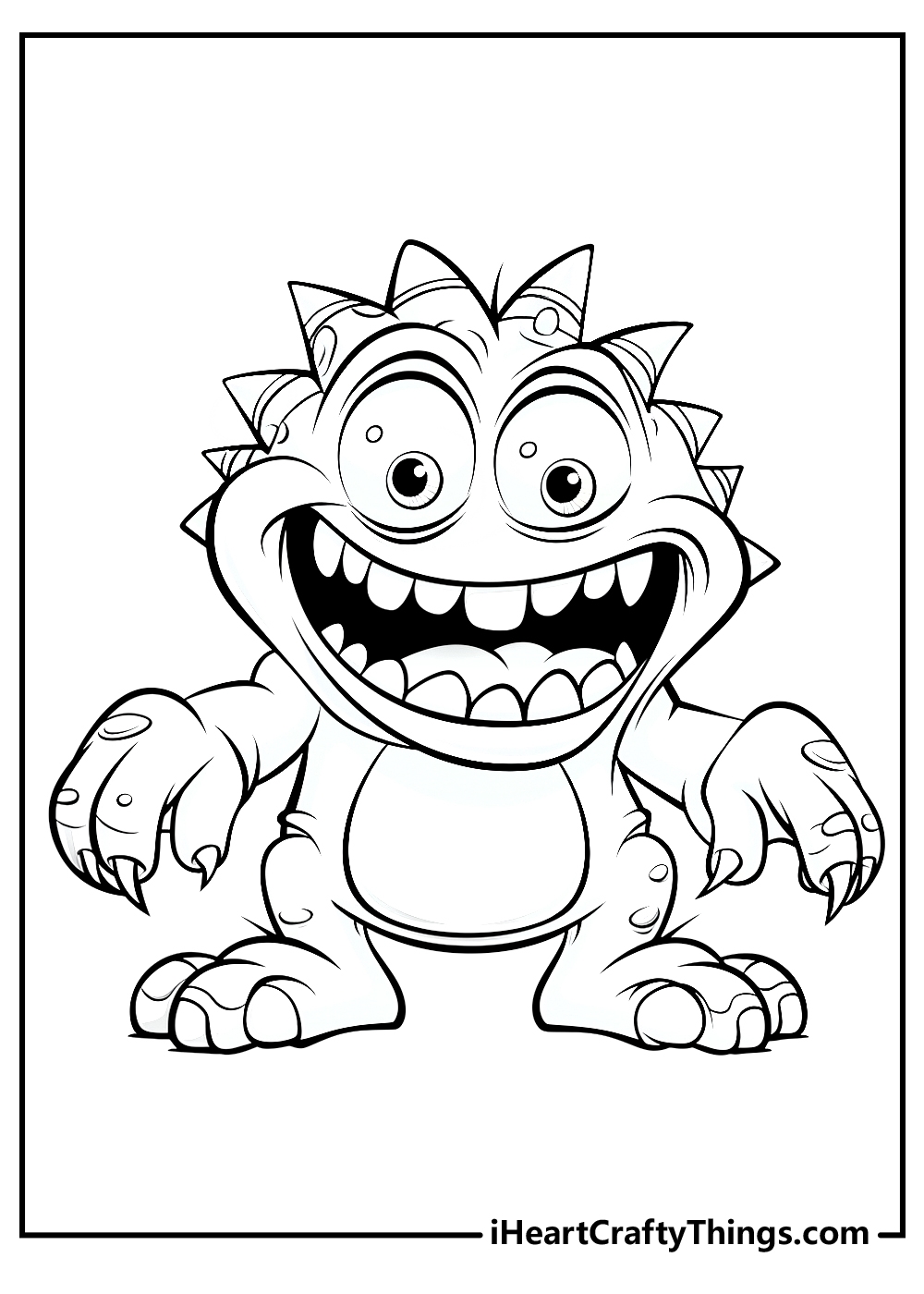 Monster Coloring Pages 100 Free Printables Monster Coloring Pages 100 Free Printables