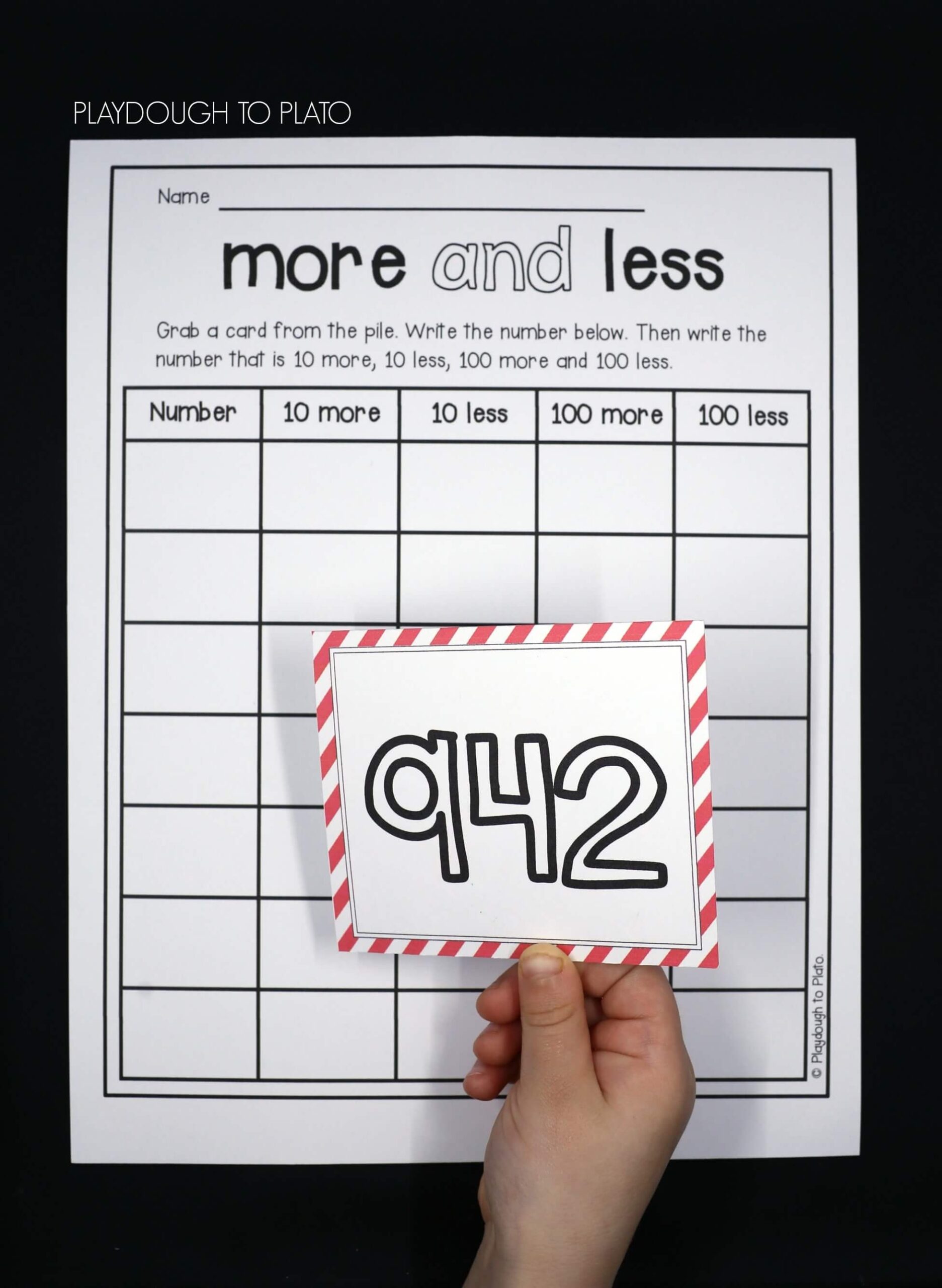 10 more less game 10 more less game