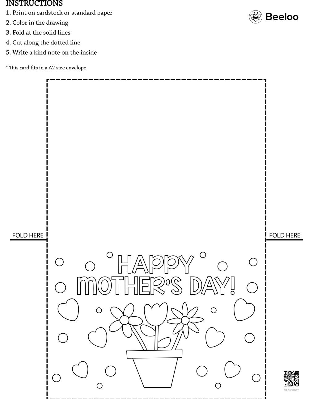 Mother s Day Card Beeloo Printable Crafts And Activities For Kids Mother s Day Card Beeloo Printable Crafts And Activities For Kids