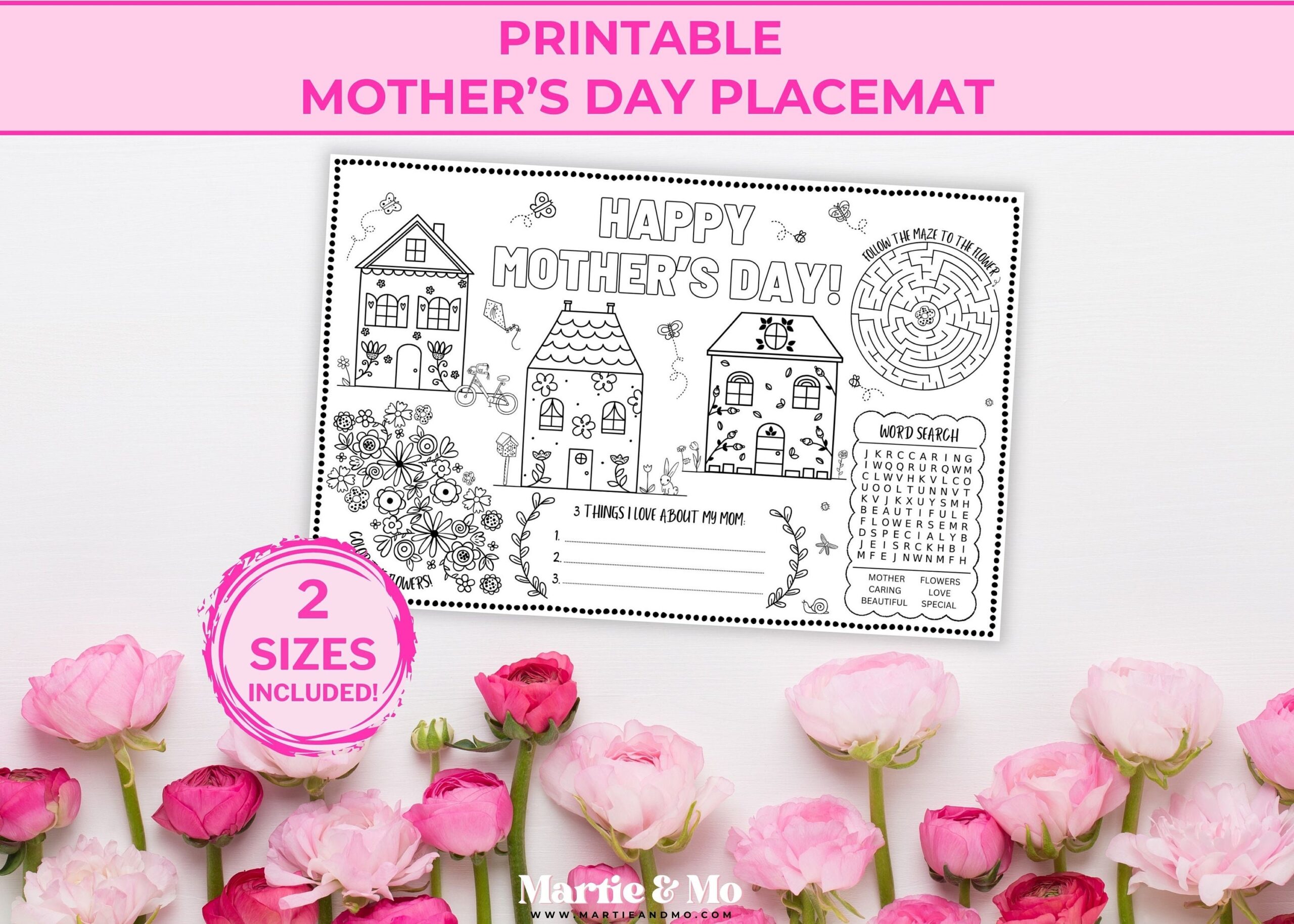 mothers day place mat