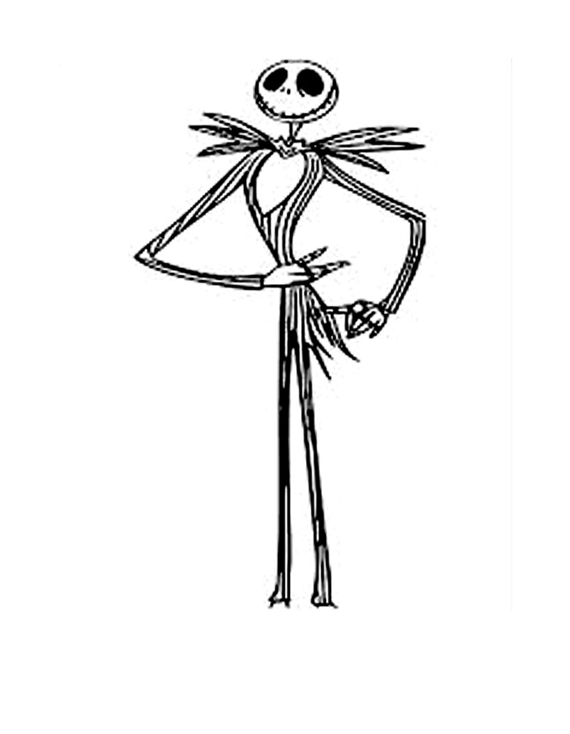 Mr Jack s Christmas Image To Download And Color The Nightmare Before Christmas Coloring Pages Mr Jack s Christmas Image To Download And Color The Nightmare Before Christmas Coloring Pages