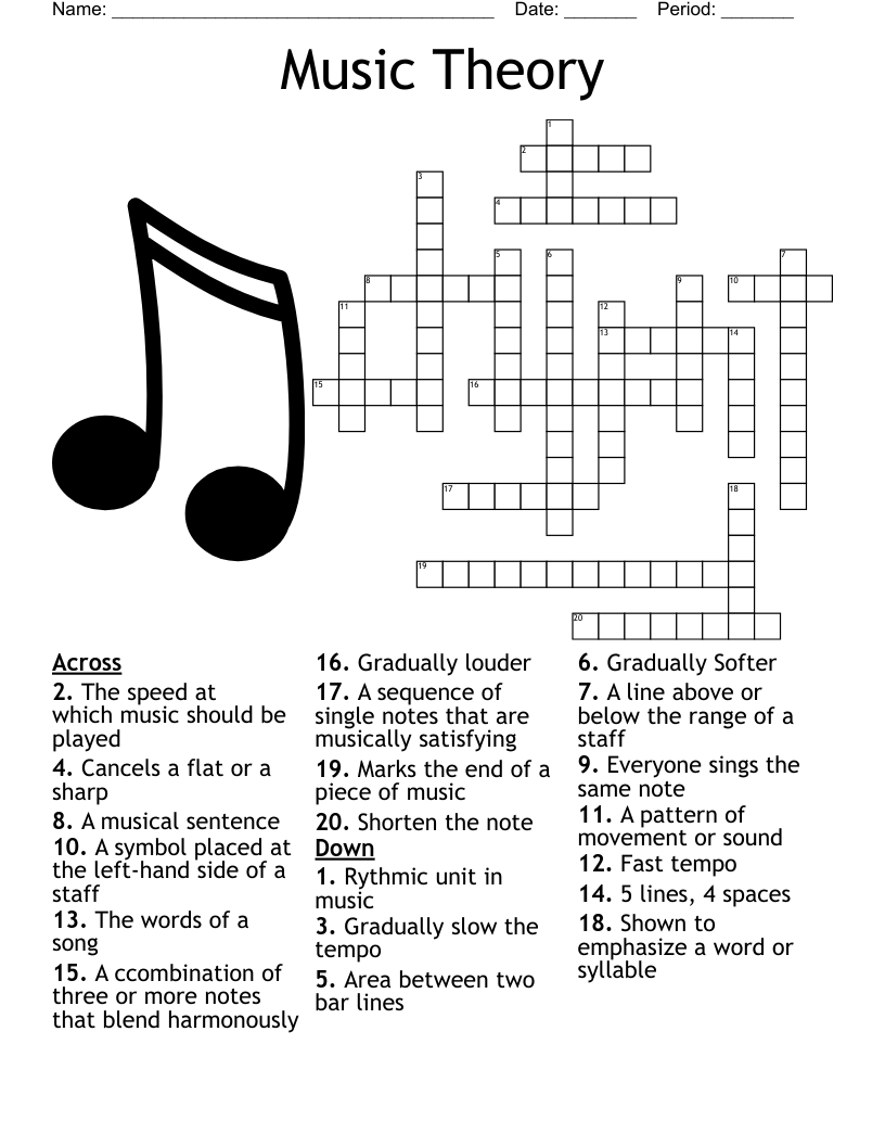 type of music crossword clue type of music crossword clue