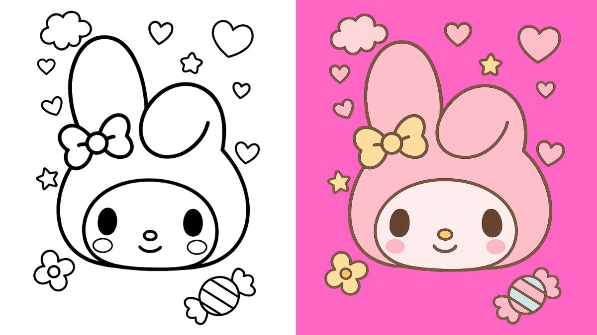 My Melody Coloring Pages 47 Free Printable PDFs My Melody Coloring Pages 47 Free Printable PDFs