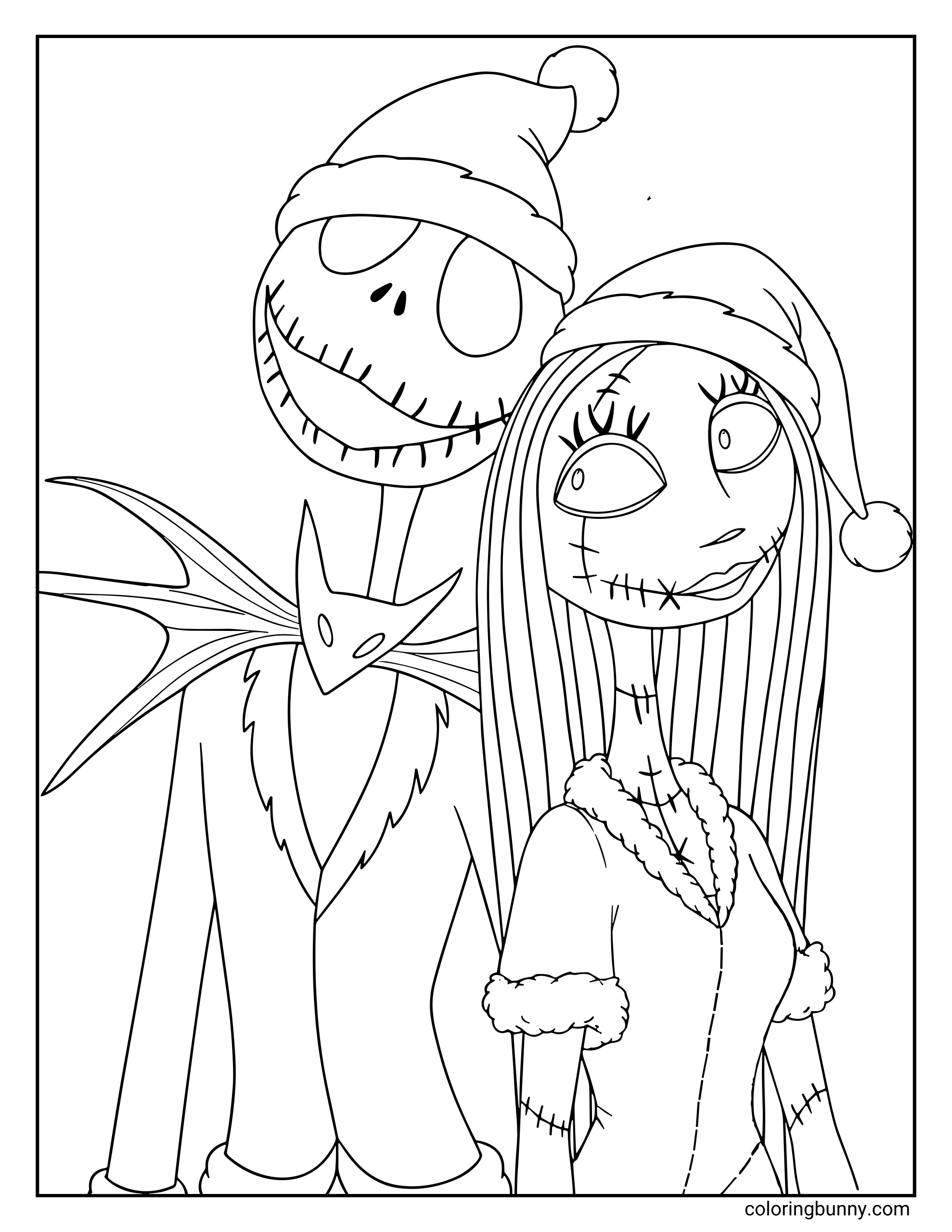 Nightmare Before Christmas Coloring Pages 24 Free Printable PDFs Nightmare Before Christmas Coloring Pages 24 Free Printable PDFs