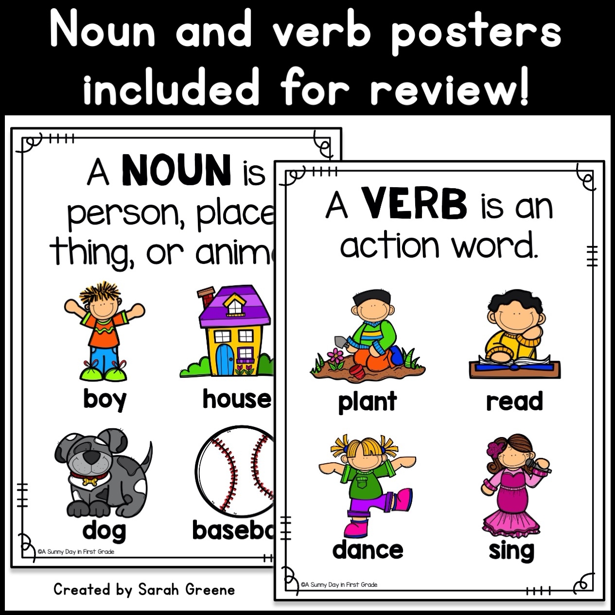 Nouns And Verbs Sort Made By Teachers