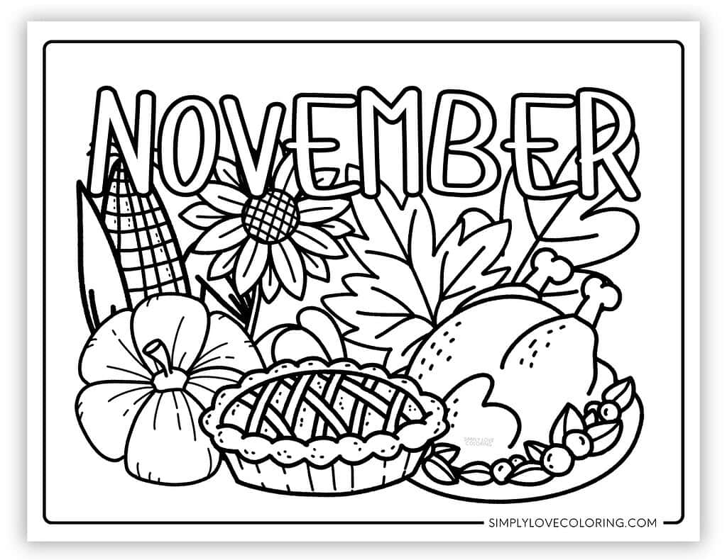 free november coloring sheets free november coloring sheets
