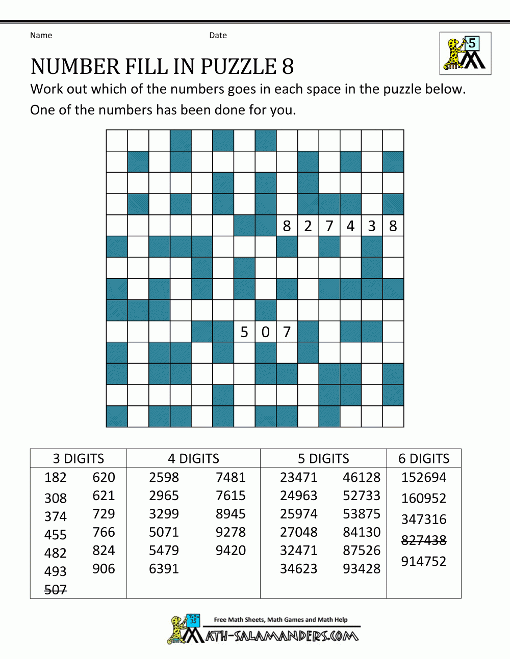 printable crossword fill in puzzles