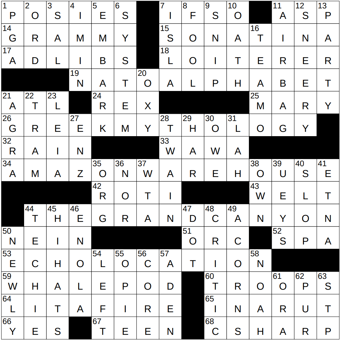 group of seven crossword clue