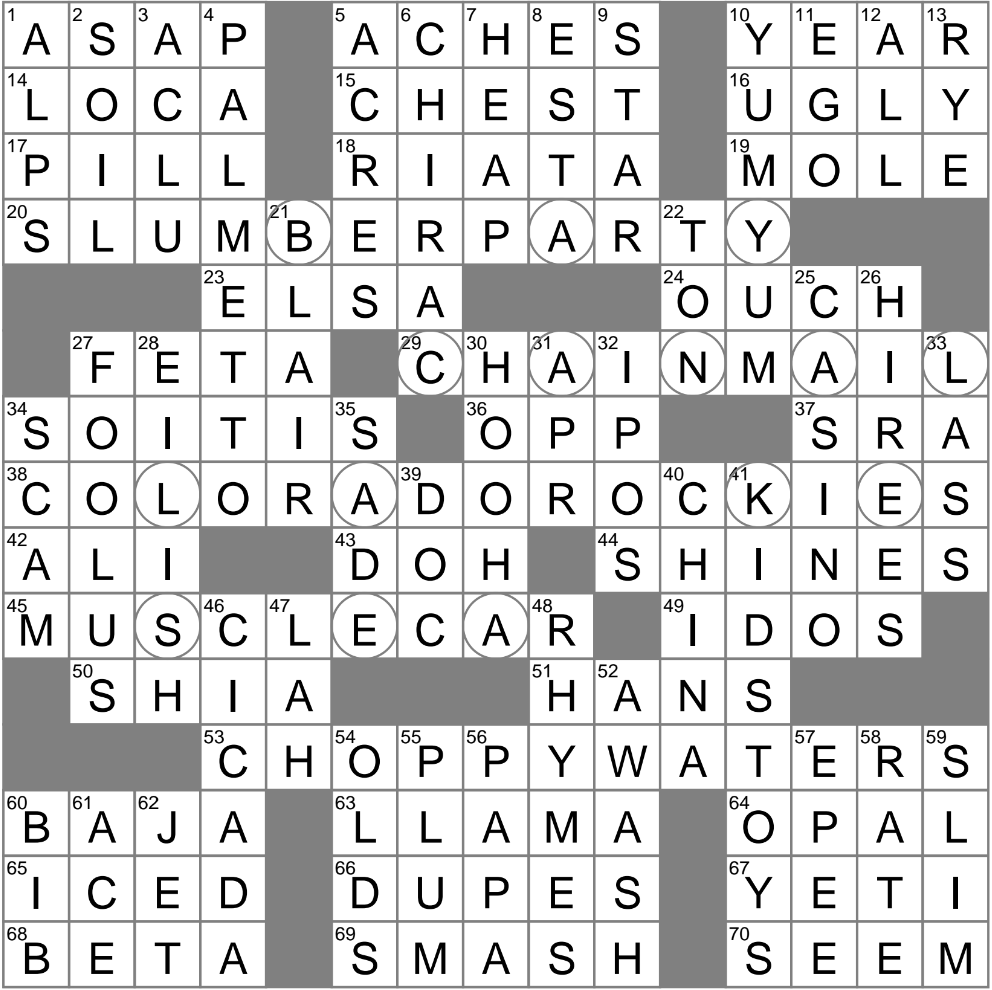 Off white Shade Crossword Clue Archives LAXCrossword Off white Shade Crossword Clue Archives LAXCrossword
