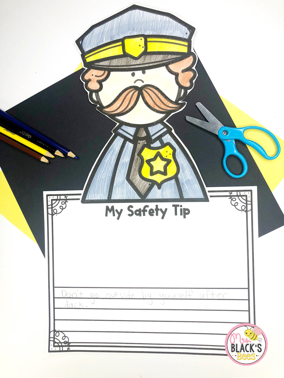 Officer Buckle And Gloria Craft And Bulletin Board Set Mrs Black s Bees