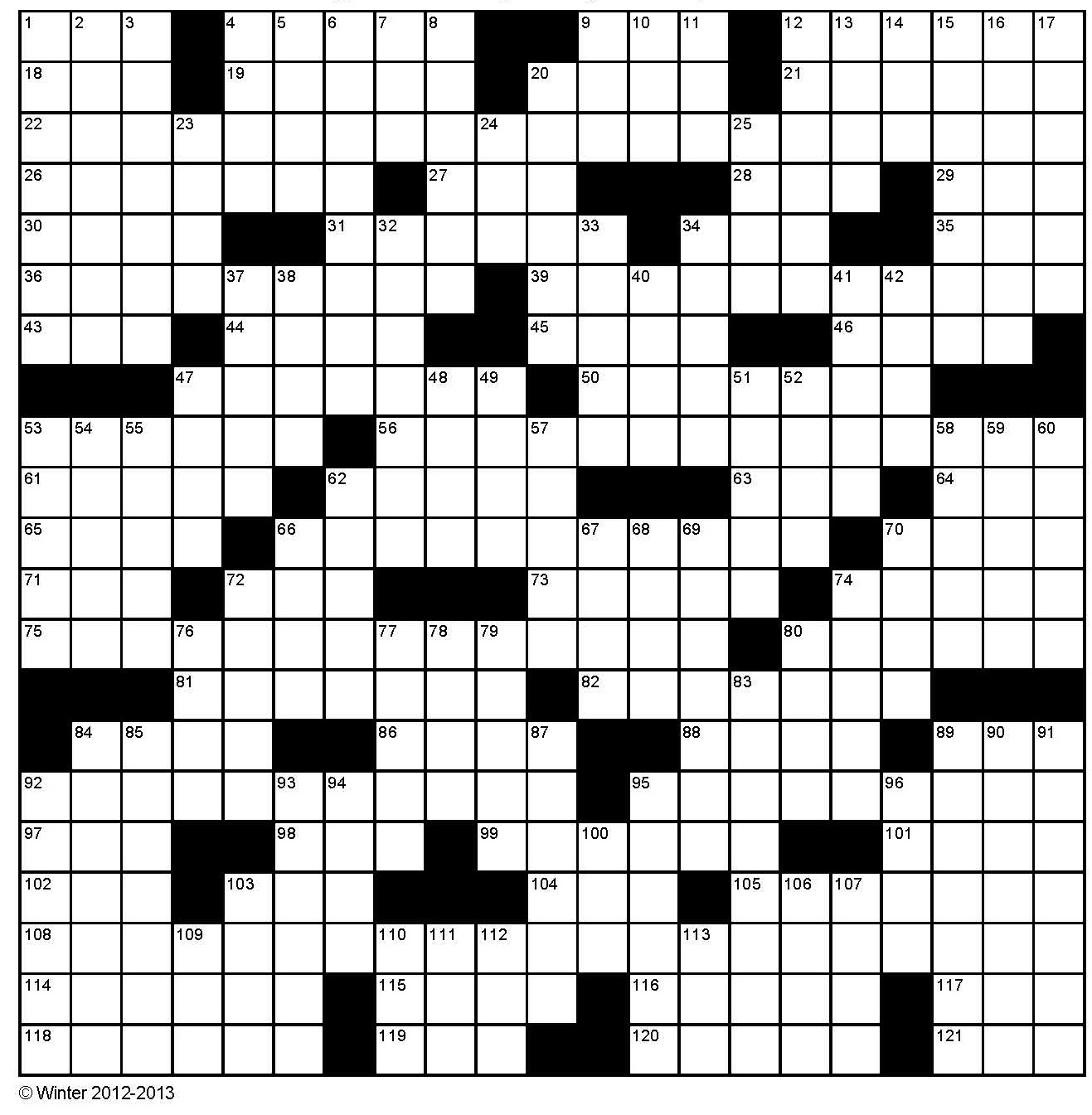 Over The River And Through The Grid Crossword Puzzle Over The River And Through The Grid Crossword Puzzle