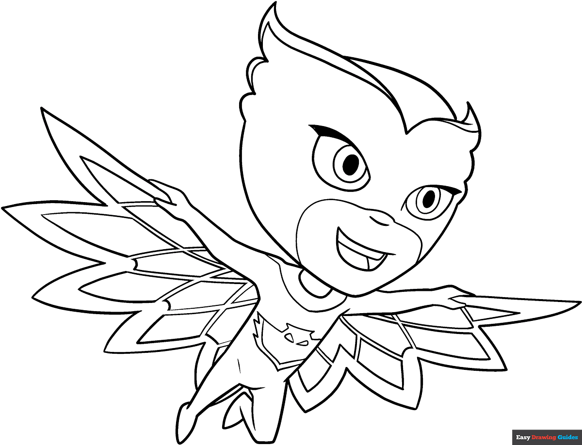 pj masks coloring pages
