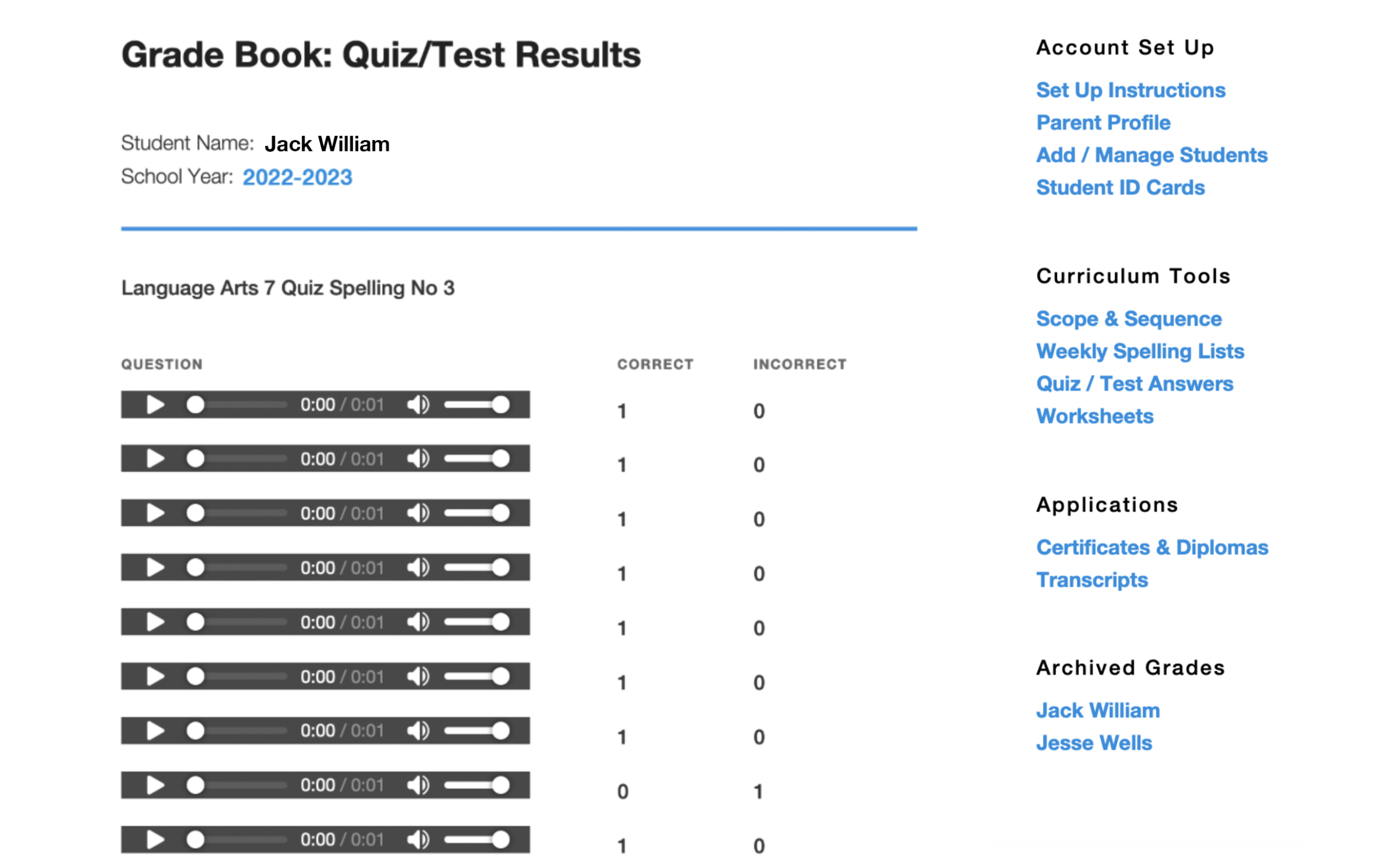 Parent Teacher Account DK12