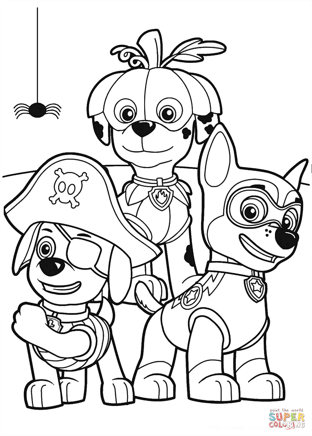 Paw Patrol 40 Free Printable Coloring Pages