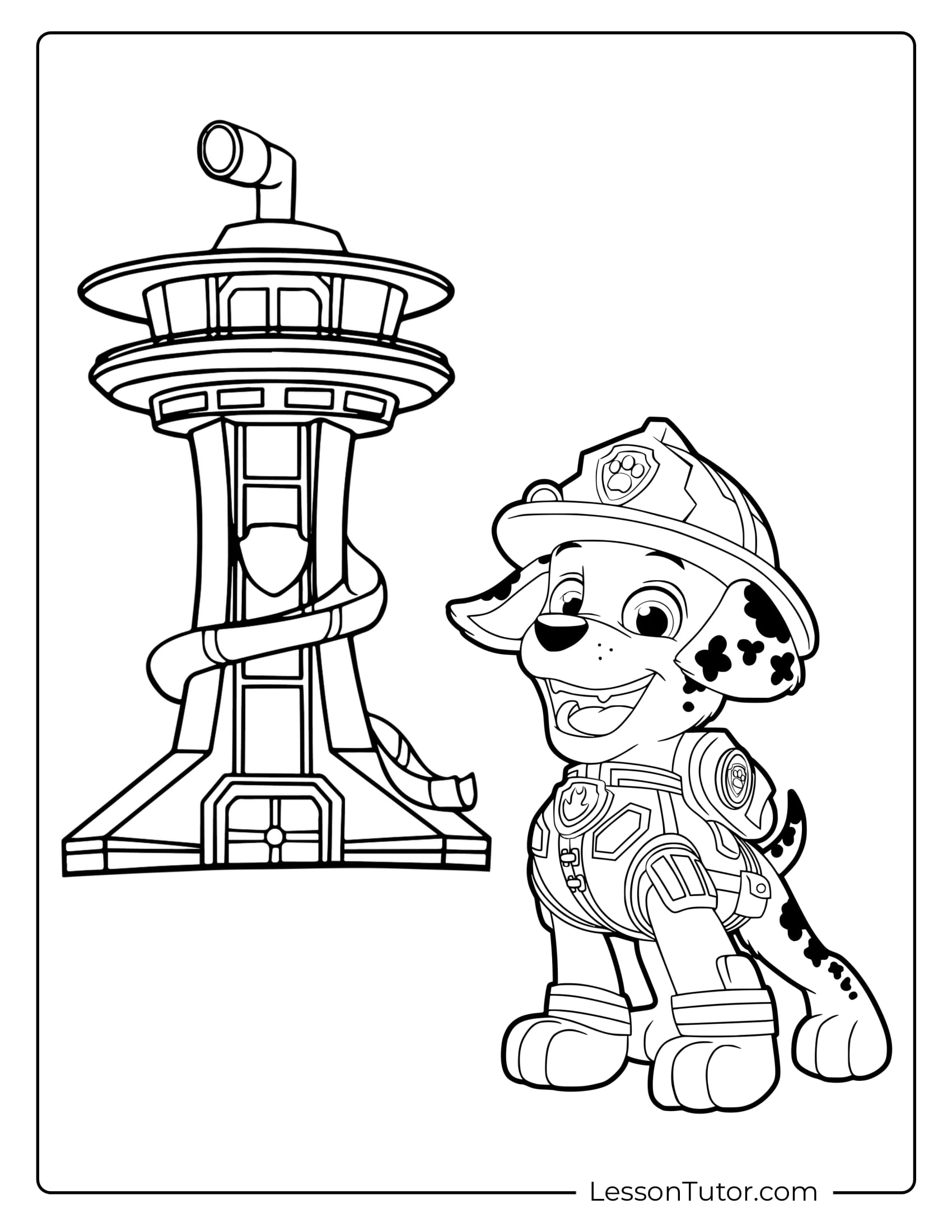 paw patrol colouring pages free